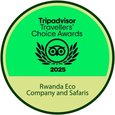 Tripadvisor Travelers' Choice 2025, awarded to Rwanda Eco Company and Safaris